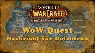 WoW Quest: Nachricht für Dolchfenn