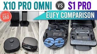 Eufy X10 Pro Omni vs Eufy S1 Pro Robot Vacuum & Mop COMPARISON  Which is BEST?