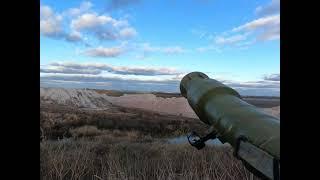 Ukraine - 20.12.2022. POV Of Ukrainian Soldier Firing Igla MANPAD To Aerial Target.