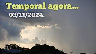 03/11/2024 - FOMOS SURPREENDIDOS POR UM FORTE TEMPORAL AGORA. TRIUNFO/RS