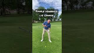 One stance adjustment that’ll change the way you navigate a downhill lie