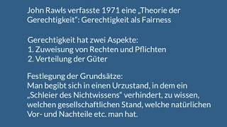 Gerechtigkeit: Rawls