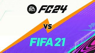 FC24 vs Fifa 21 in 2024