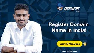 How to Register #Domain Name in SeekaHost India? | Just 5 Minutes 
