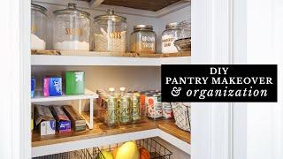 DIY Pantry Makeover & Pantry Organization