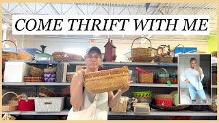 COME THRIFT WITH ME - THRIFT HAUL & TRY ON!!!!