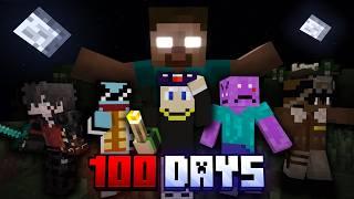 We Spent 100+ Days in Horror Minecraft [5 Friends] | Movie