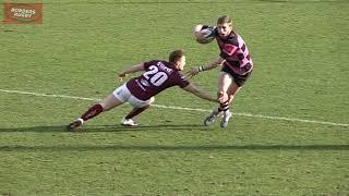 FINN RUSSELL RARE CLUB RUGBY FOOTAGE - Gala v Ayr at Netherdale 22.3.14