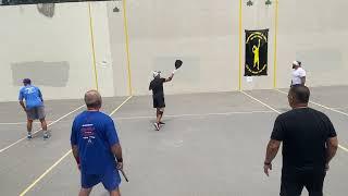 PFA paddleball tournament- Danny & Mitch vs Chris & Willie