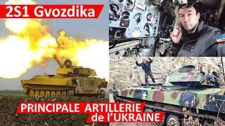 [] LE 2S1, CANON de 122mm et COLONNE VERTÉBRALE DE L'ARTILLERIE UKRAINIENNE - visite exclusive