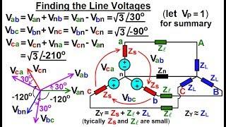 Electrical Engineering: Ch 13: 3 Phase Circuit (12 of 42) What is the Line Voltage=? Y-Y System