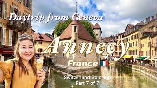 Annecy, France | Best Day Trip from Geneva | Switzerland Solo Trip Part 7 of 7