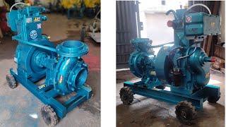 12HP (114.3mm) ENGINE 6X6 WATER PUMP TROLLY MOUNTED   9574962678 / 9374179133 #watersupply #farming