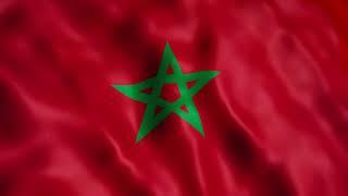 Morocco Flag Waving | Moroccan Flag Waving | Morocco Flag Screen