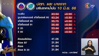 เบนซิน-แก๊สโซฮอล์ ปรับราคาขึ้น 50 สต./ลิตร - ราคาน้ำมันดิบตลาดโลกปรับตัวลดลง