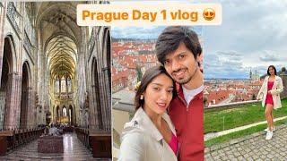  Prague day 1 vlog |explorePrague | indian couple| Czech Republic |