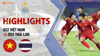 HIGHLIGHTS: VIỆT NAM - THÁI LAN | ĐÔI CÔNG GAY CẤN, BÙNG NỔ HIỆP 2, NGƯỜI THÁI "TOÁT MỒ HÔI HỘT"