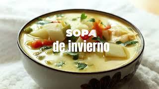 ¡Esta sopa es como un ABRAZO en una taza!  ¡Perfecta para los días más fríos!