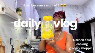 How I Became A Mum of 6 | Kitchen Haul | Cost of living in Nigeria | Vlog