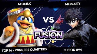 Fusion #94 - Atomsk (King Dedede) vs Mercury (Joker) - Top 16 - Winners Quarters