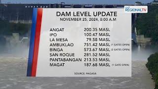 One North Central Luzon: Dam Water Level Monitoring (November 25, 2024)