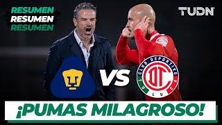 Resumen y goles | Pumas vs Toluca | Copa SKY 2022 | TUDN