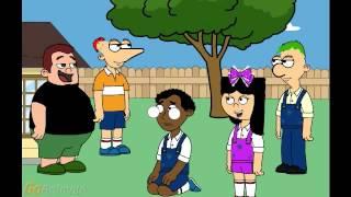 Phineas and Ferb look at things Giganticly