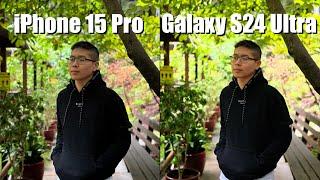 Samsung Galaxy S24 Ultra vs iPhone 15 Pro Camera Comparison!