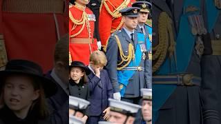 Check out prince George Burst in Tears  during Queen Elizabeth funeral service
