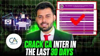 Crack CA Inter May 24 in 30  Days