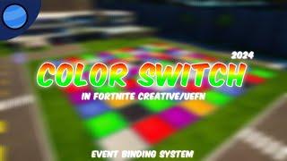 How To Make a Color Switch Map In Fortnite Creative & UEFN