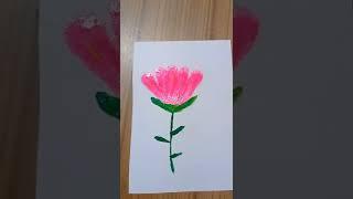 Flower painting easy #shorts# #drawings  #Ayush art#