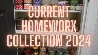 Current Candle Collection & Storage January 2024: HomeWorx Candles