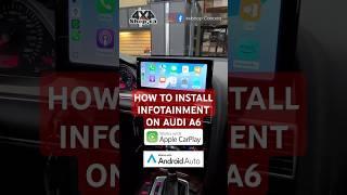 How to Install INAV Android Screen on AUDI A6 - 4x4shop Canada #audifans #applecarplay #4x4shop