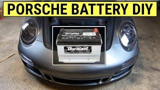 How To Replace a Dead Battery on a Porsche 911 (997 & 987 Boxster / Cayman DIY)