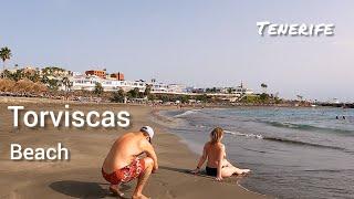  Tenerife. Torviscas Beach. Costa Adeje. Spain. 4K