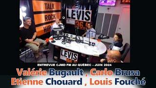 Entrevue CJMD FM avec Louis Fouche, Etienne Chouard, Valerie Bugault et Carlo Brusa au Quebec