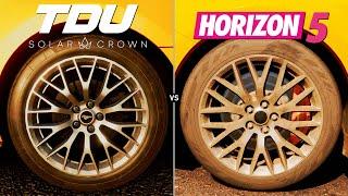 Test Drive Unlimited Solar Crown vs Forza Horizon 5 | Graphics, Physics and Details Comparison