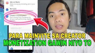 PARA MAINVITE SA CREATOR MONETIZATION GAWIN NIYO TO