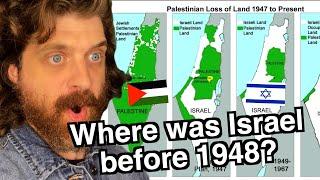 WHERE WAS ISRAEL BEFORE 1948?