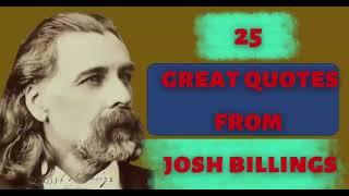 Quotes - Josh Billings that you can make motivation | Quotes Life @quotes_official