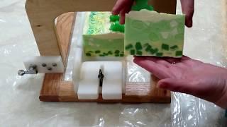 Making Shamrock Soap