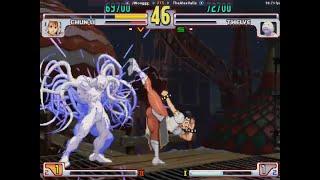 SFIII 3RD STRIKE: Justin Wong ( CHUN-LI ) VS Alex Valle ( TWELVE ) FIGHTCADE FT5 SET