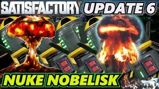 ВЗРЫВ ЯДЕРНЫХ НОБЕЛИСКОВ ОБНОВЛЕНИЕ 6 САТИСФАКТОРИ / 5 NUKE NOBELISK UPDATE 6 SATISFACTORY
