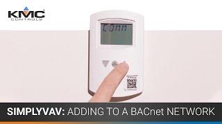 SimplyVAV: Adding To A BACnet Network