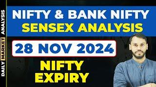 NIFTY PREDICTION FOR TOMORROW|28 NOVEMBER| BANK NIFTY PREDICTION| NIFTY LIVE TRADING| NIFTY EXPIRY