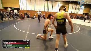 MS BOYS 110 Ben Kohler Wasatch Wrestling Club Vs Diesel Thompson Team Real Life