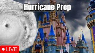 LIVE: Hurricane Milton Prep At Disney World | Walt Disney World Livestream - 10/07/24