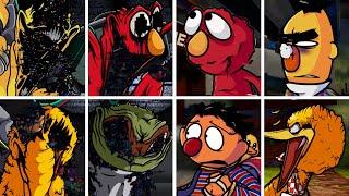 Friday Night Funkin' VS  Pibby Sesame Street (Elmo, Oscar, Cookie Monster) (BROKEN STRINGS)