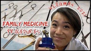 Family Med Clinic Procedures! (Day in The Life of a Doctor Mom) VLOGmas ep 10